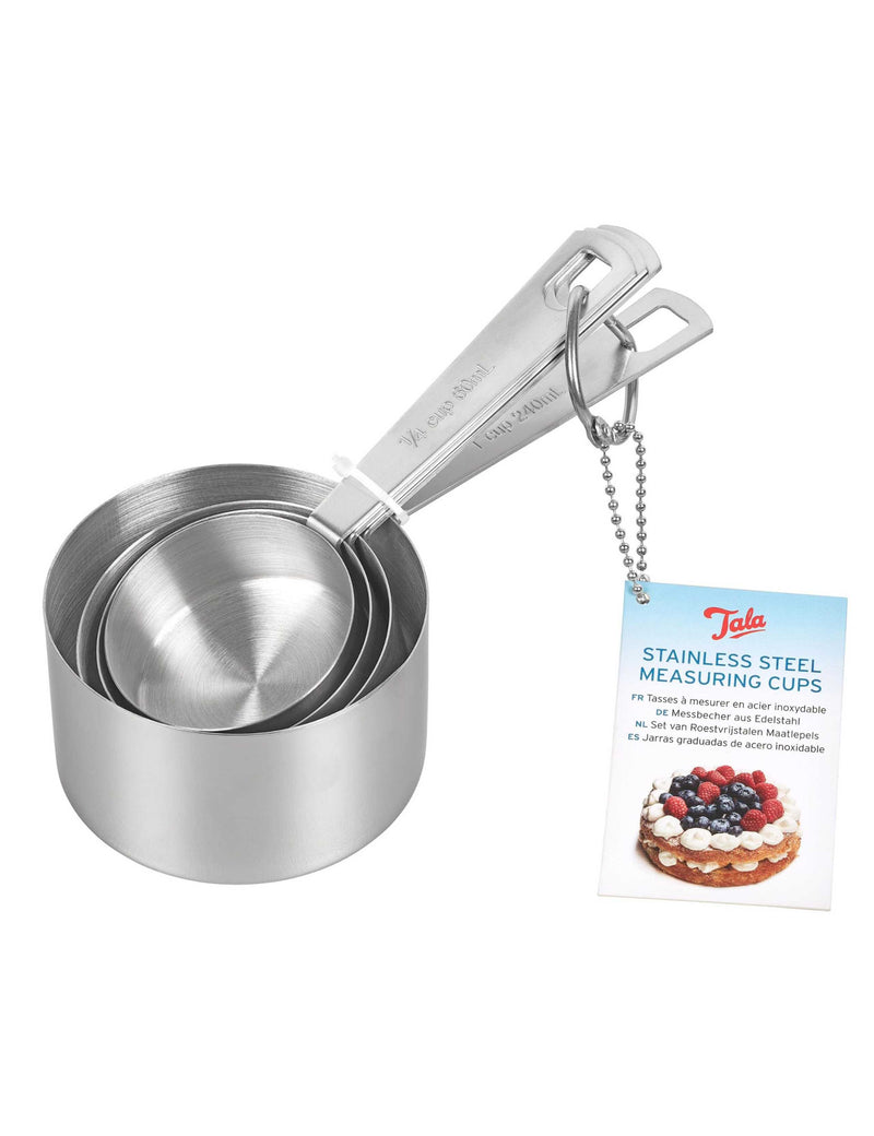 Tala measuring spoons and cups set stainless steel, UK version