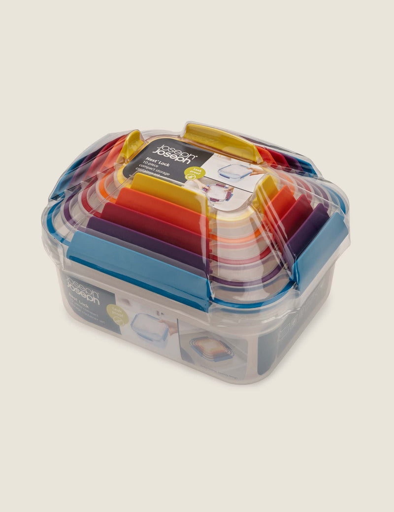 Joseph Joseph nest lock storage containers set of 5 (British brand)