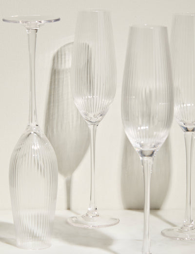 M&S Maxim Optic champagneglass Sett med 6 - Kjøp online hos McGrocer
