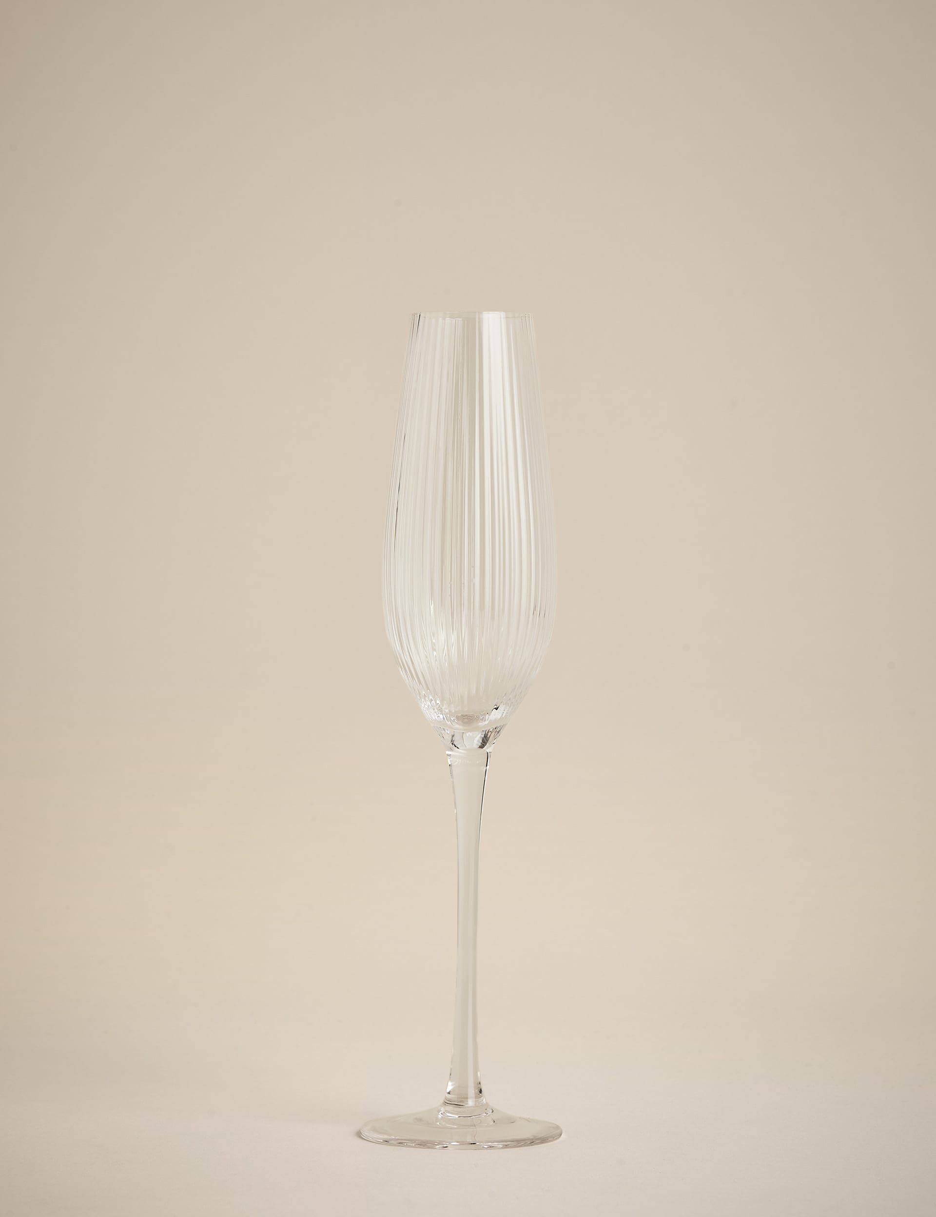 Maxim Optic champagne flutes set of 6 (British brand)