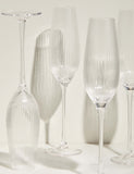 Set of 6 Maxim Optic Champagne Flutes