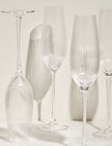 Maxim Optic champagne flutes set of 6 (British brand)