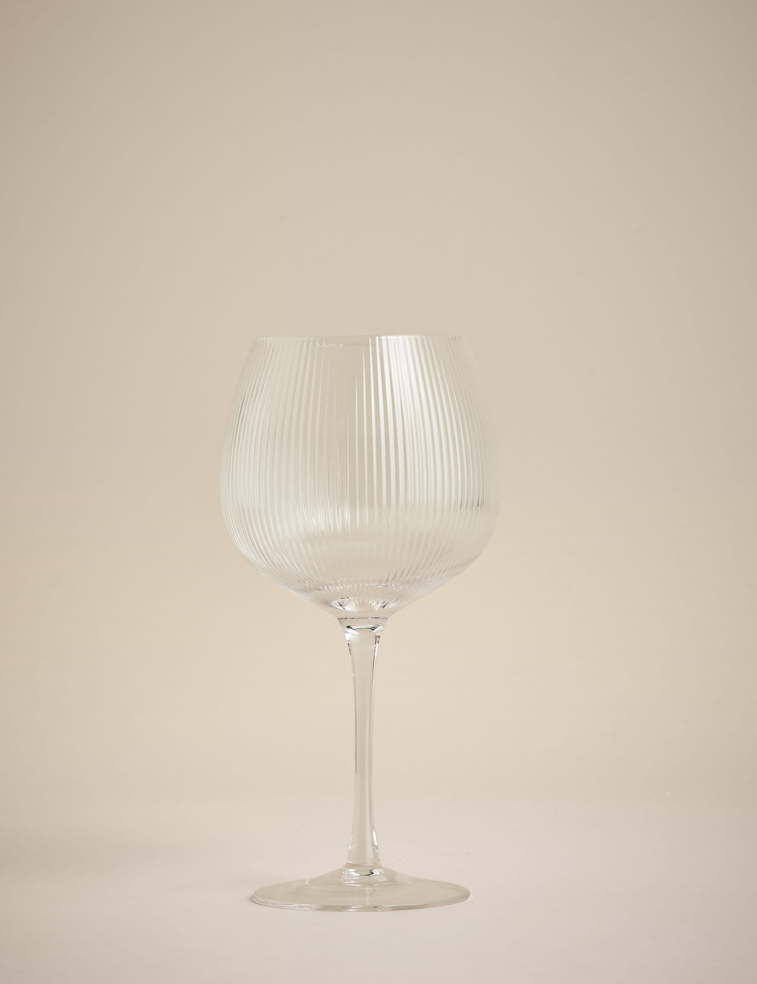 Maxim Optic gerippte Gin Gläser Set von 6 (Britische Marke)