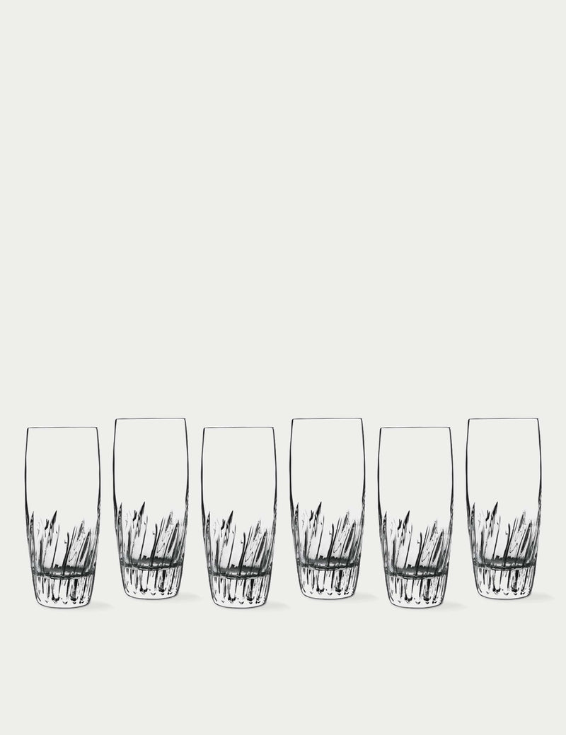 Luigi Bormioli Mixology Incanto highball glasses set of 6, UK version