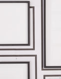 Set of 8 gallery photo frames (British brand)