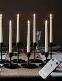 TruGlow Taper LED Candles Set of 8 (British brand)