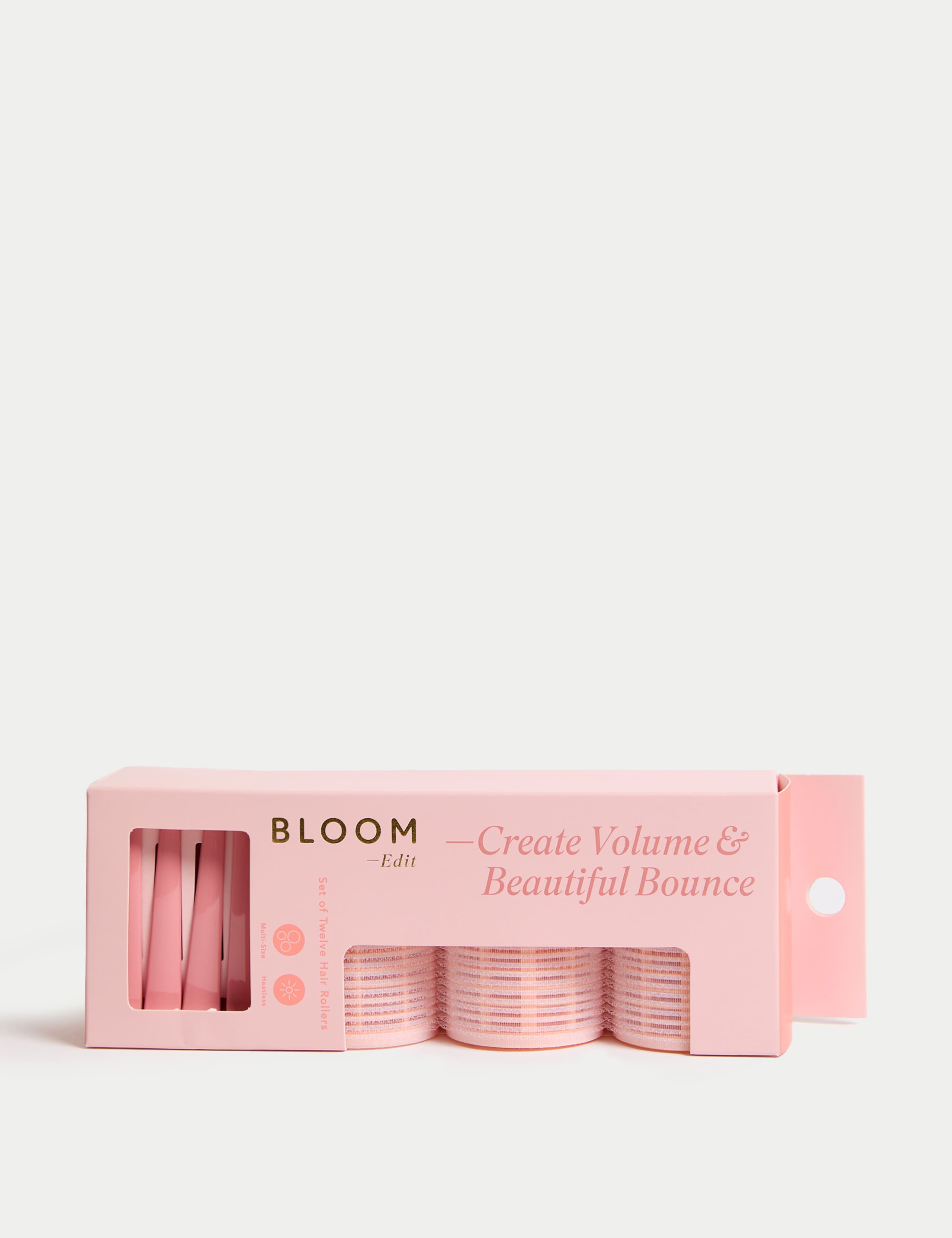 Bloom Accessories hair rollers set of twelve, imported from the UK