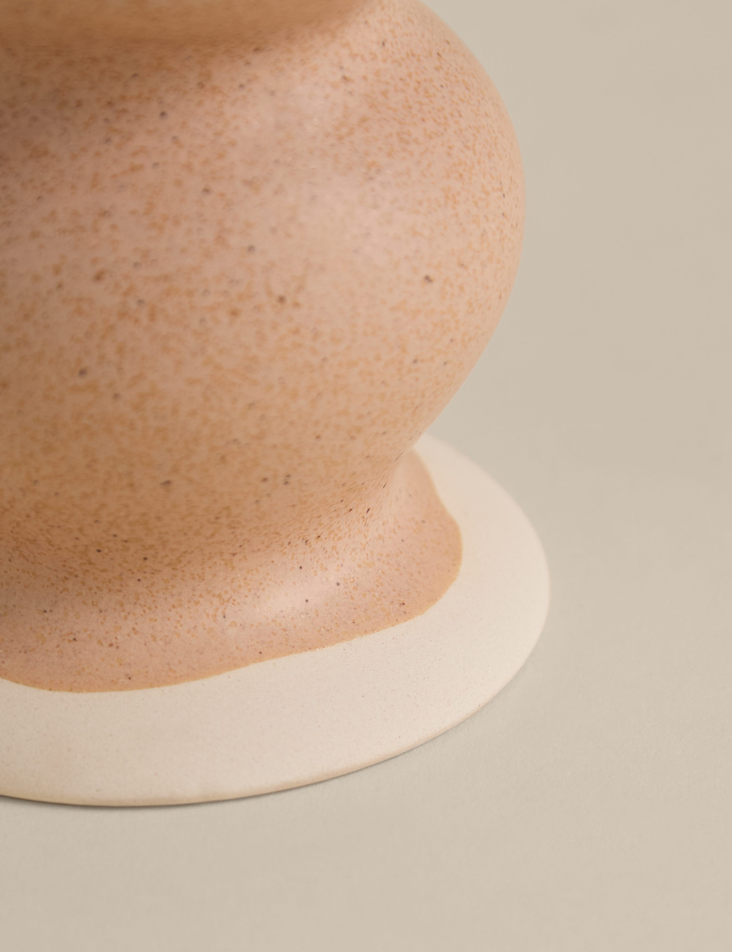 Ceramic pillar candle holder (British brand)