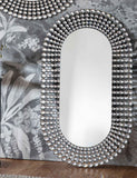 Sharrington oval hanging wall mirror 121cm x 70cm (British brand)