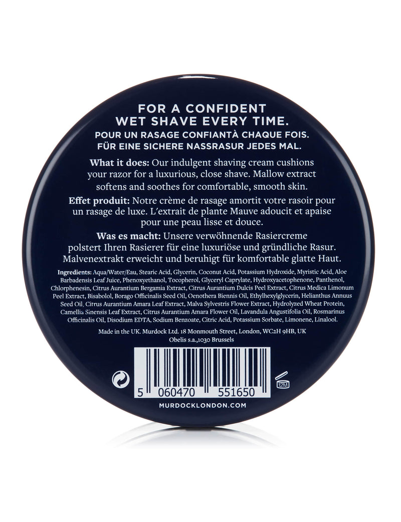 Murdock shaving cream 200ml (British brand)