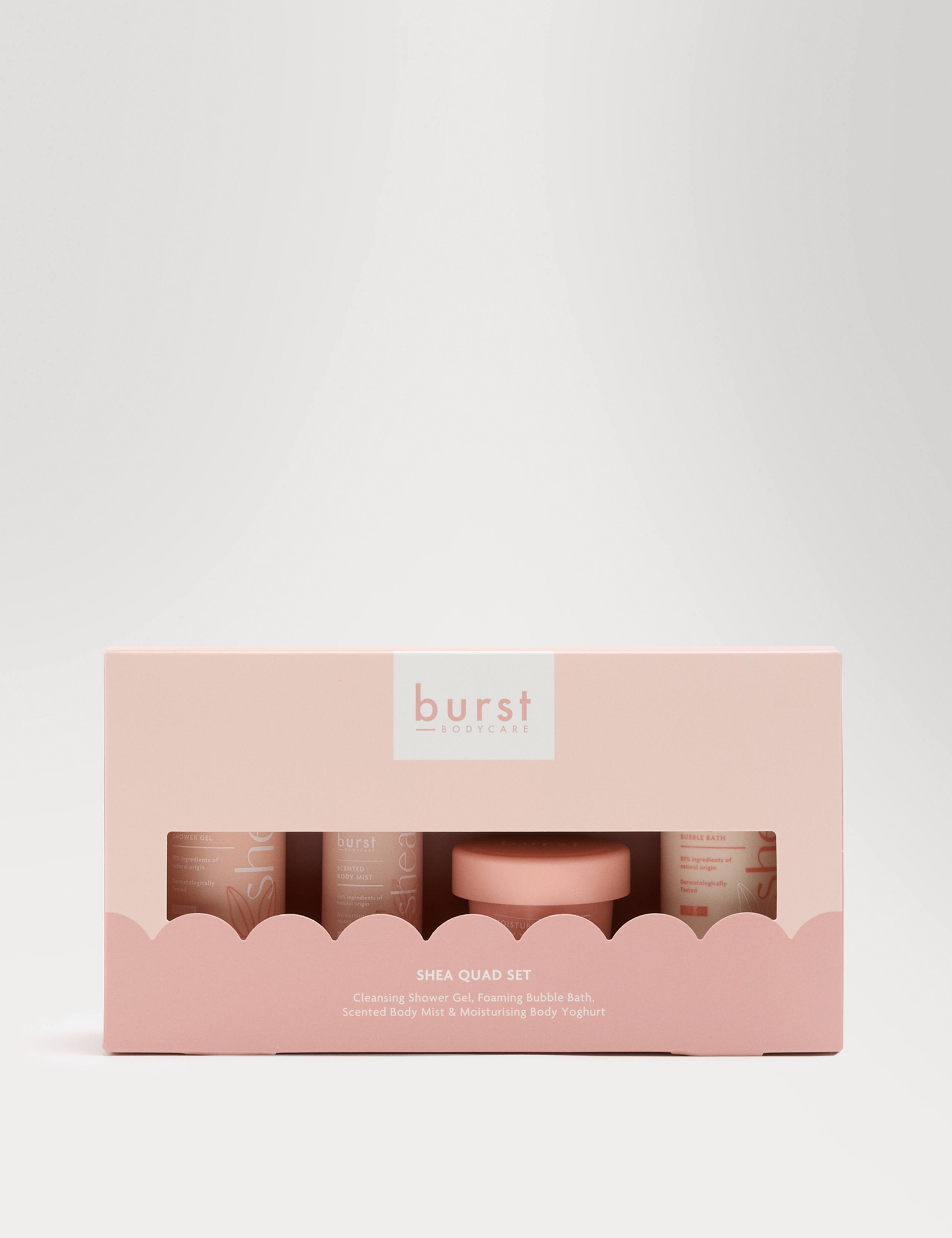Burst Bodycare Shea Quad Skincare Set (British brand)
