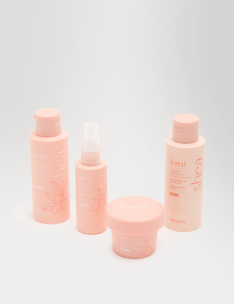 Burst Bodycare Shea Quad Skincare Set (British brand)