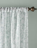 Laura Ashley Shepherds Purse sheer voile curtains (British brand)
