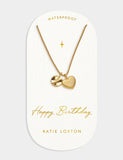 Katie Loxton gold charm necklace (British brand)