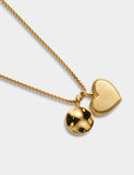 Katie Loxton gold charm necklace (British brand)