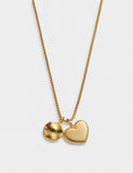 Katie Loxton gold charm necklace (British brand)