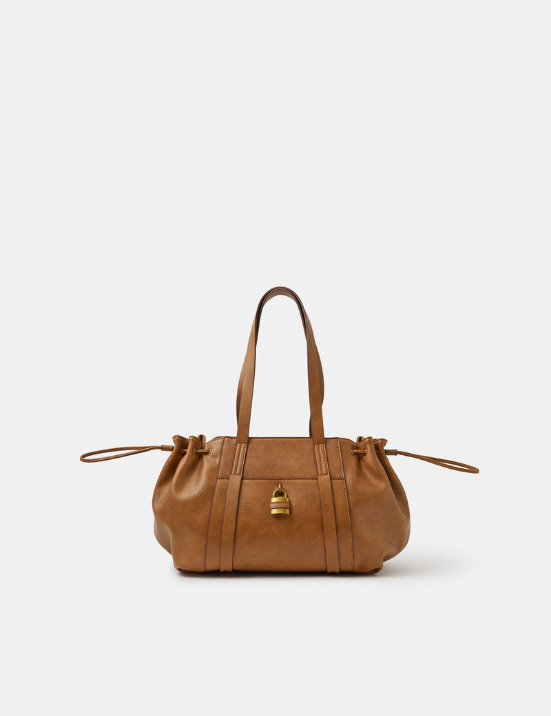 Accessorize faux leather shoulder bag with chain strap (British brand)