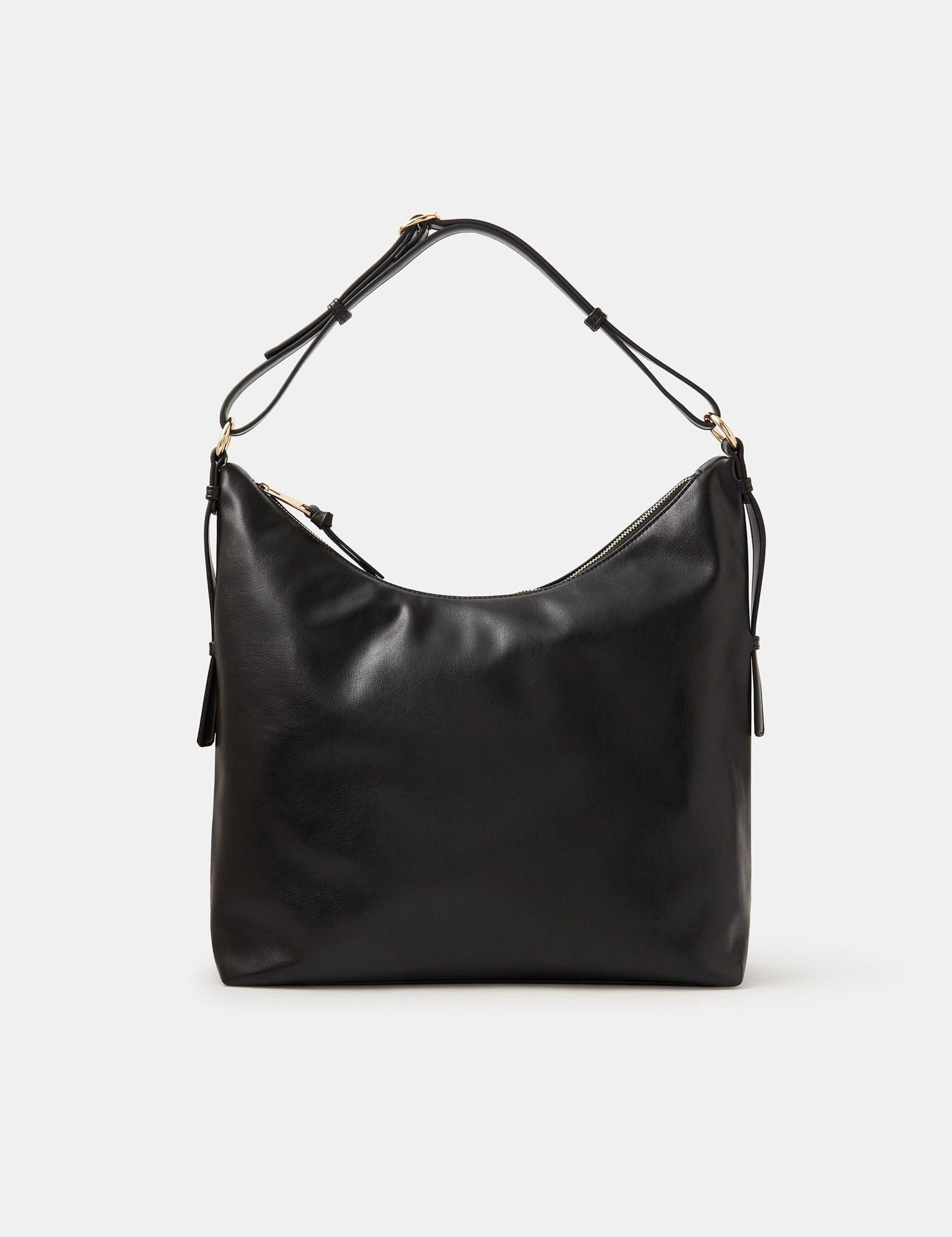 Accessorize shoulder bag slouchy style with zip fastening (British brand)