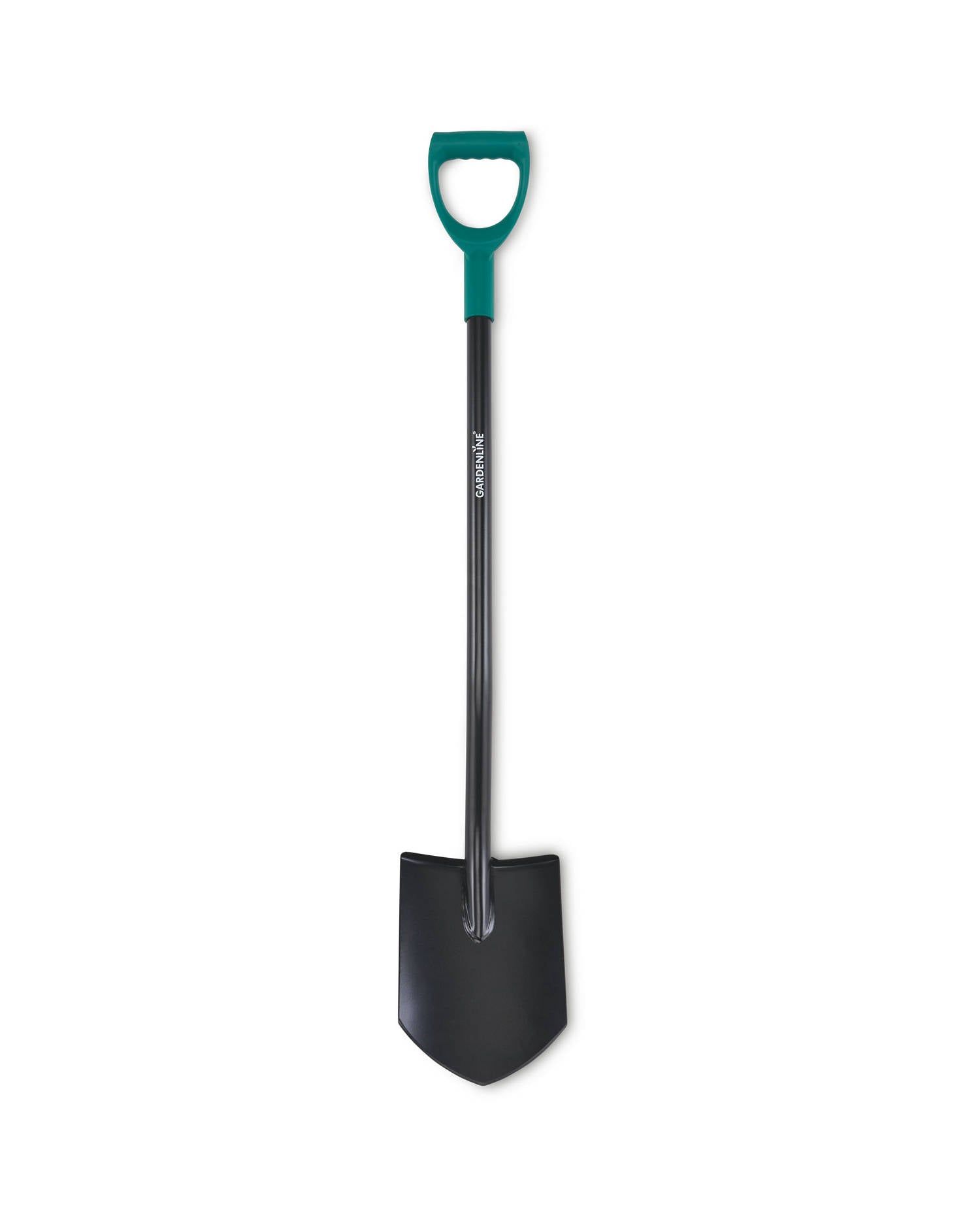 Spade fork and shovel garden tool with ergonomic handle, UK version