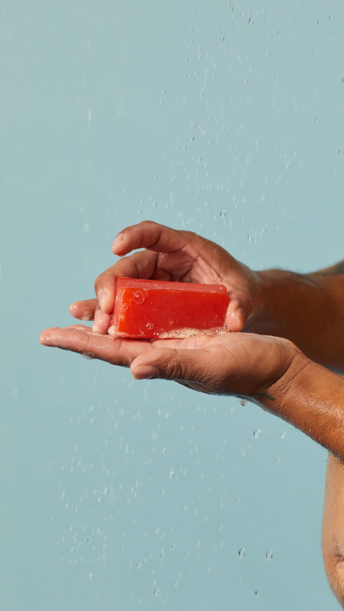 Lush Karma Soap naked bar with patchouli and orange oil (British brand)
