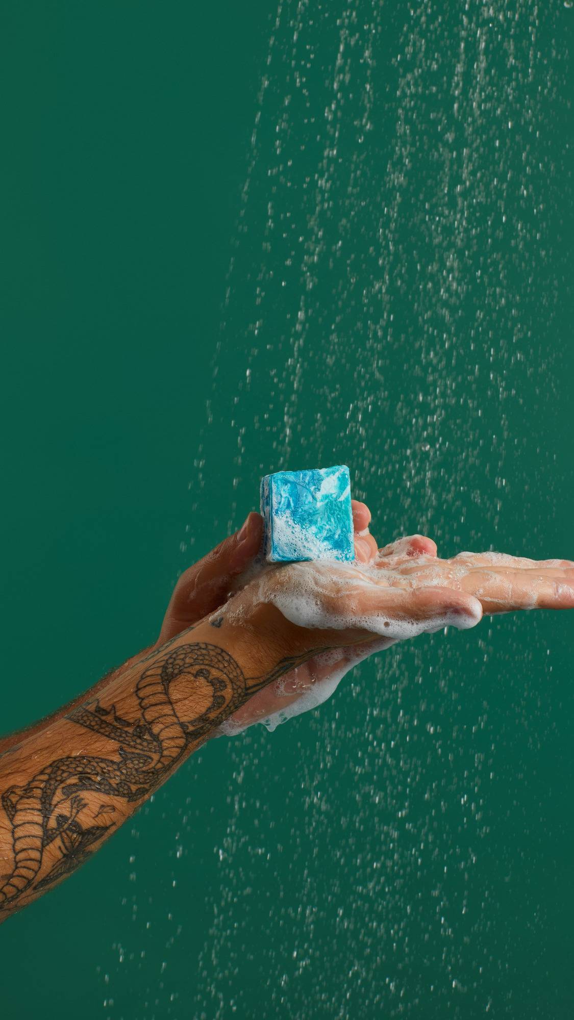 Lush Outback Mate soap with peppermint and eucalyptus (British brand)