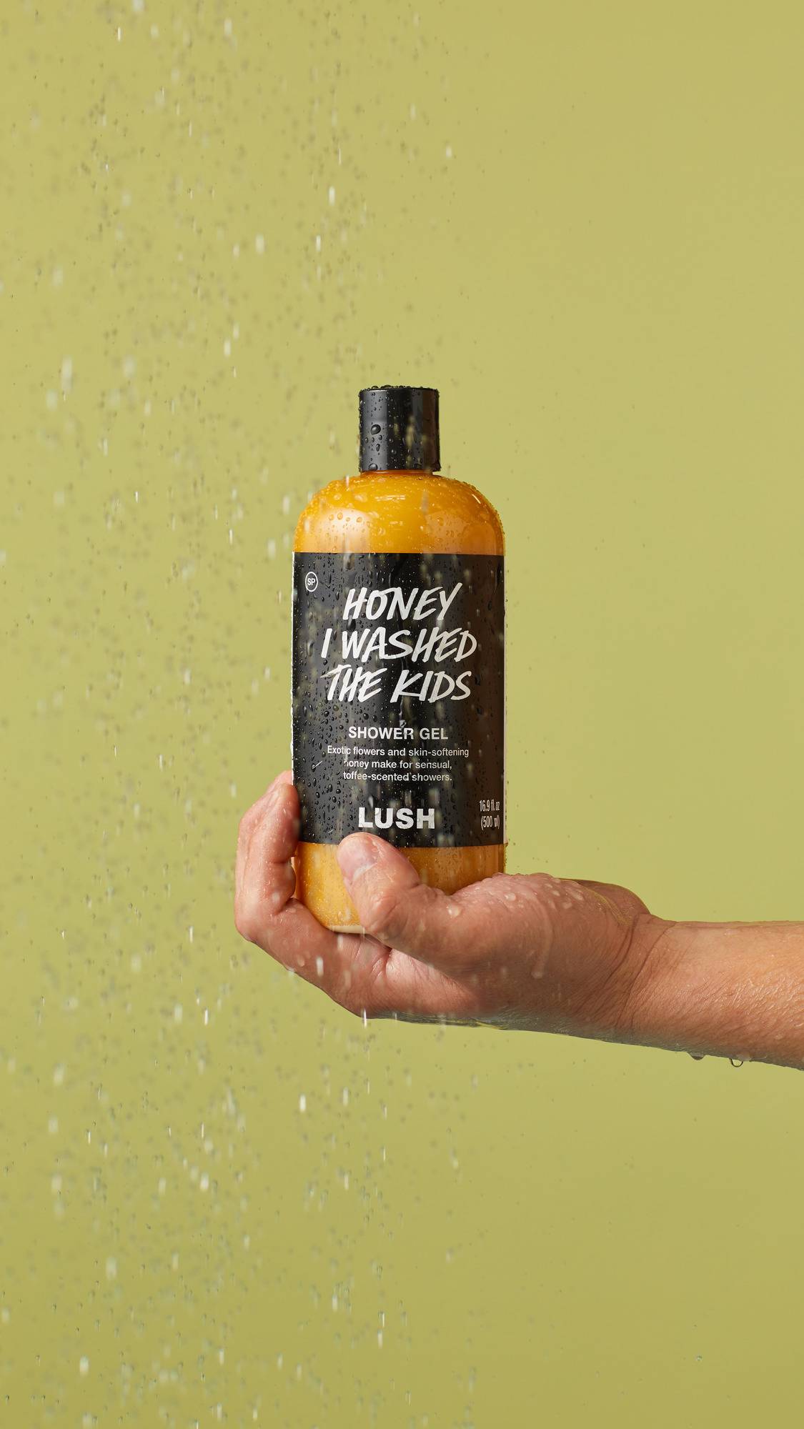 Honey and bergamot shower gel - British product
