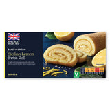 Sicilian lemon Swiss roll with lemon curd, (British brand)