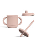 Mamas & Papas pink silicone sippy cup snack pot (British brand)