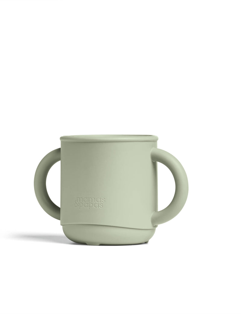Mamas & Papas silicone sippy cup snack pot green kiwi (British brand)