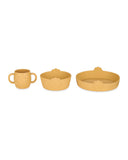 Silicone tableware set, Lion, Elephant or Dinosaur designs - British product