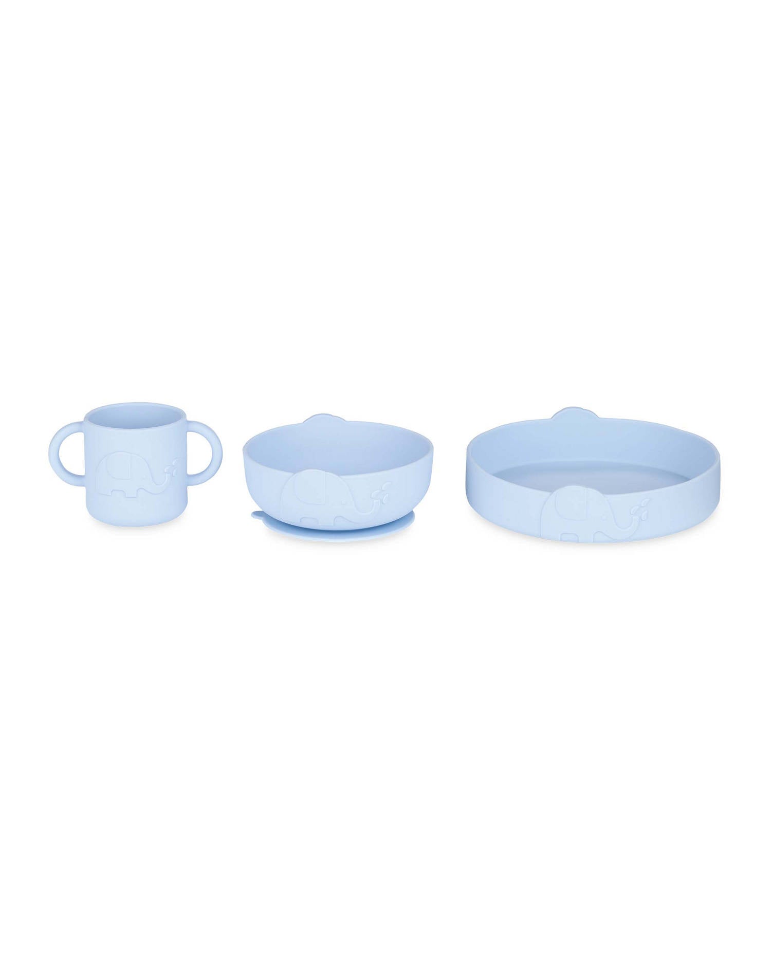 Silicone Tableware Dining Set - Lion, Elephant or Dinosaur
