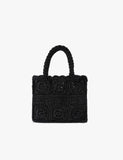 Carvela silk blend knotted tote bag, imported from the UK