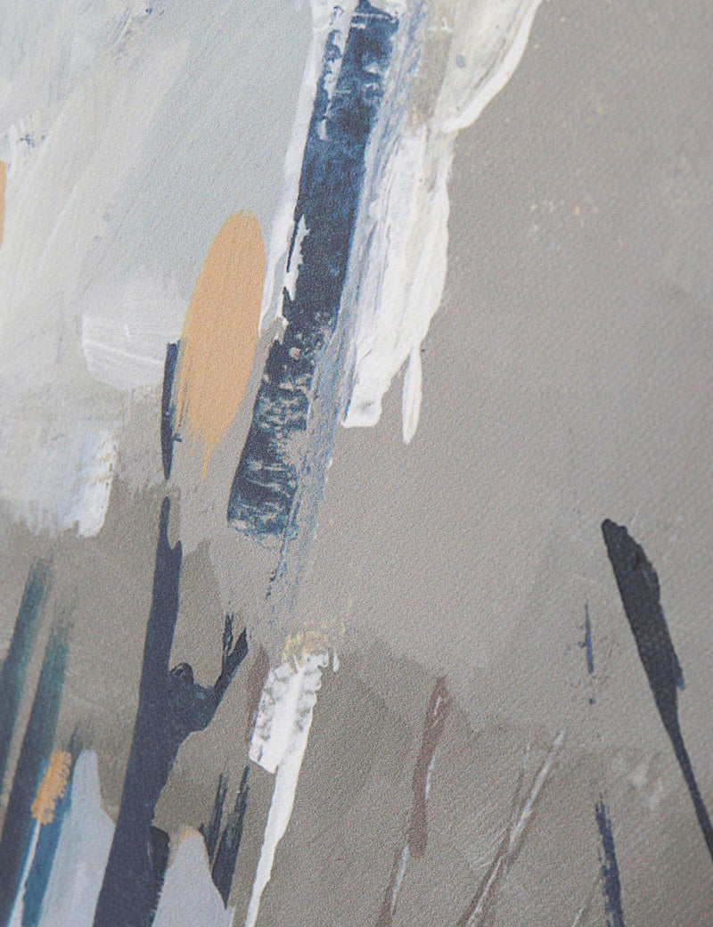 Gallery Direct Silver Birch Blues framed canvas 67x40cm, imported from the UK