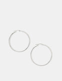 Accessorize silver hoop earrings 5cm (British brand)