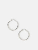 Accessorize silver plated hoop earrings 4 cm, UK version