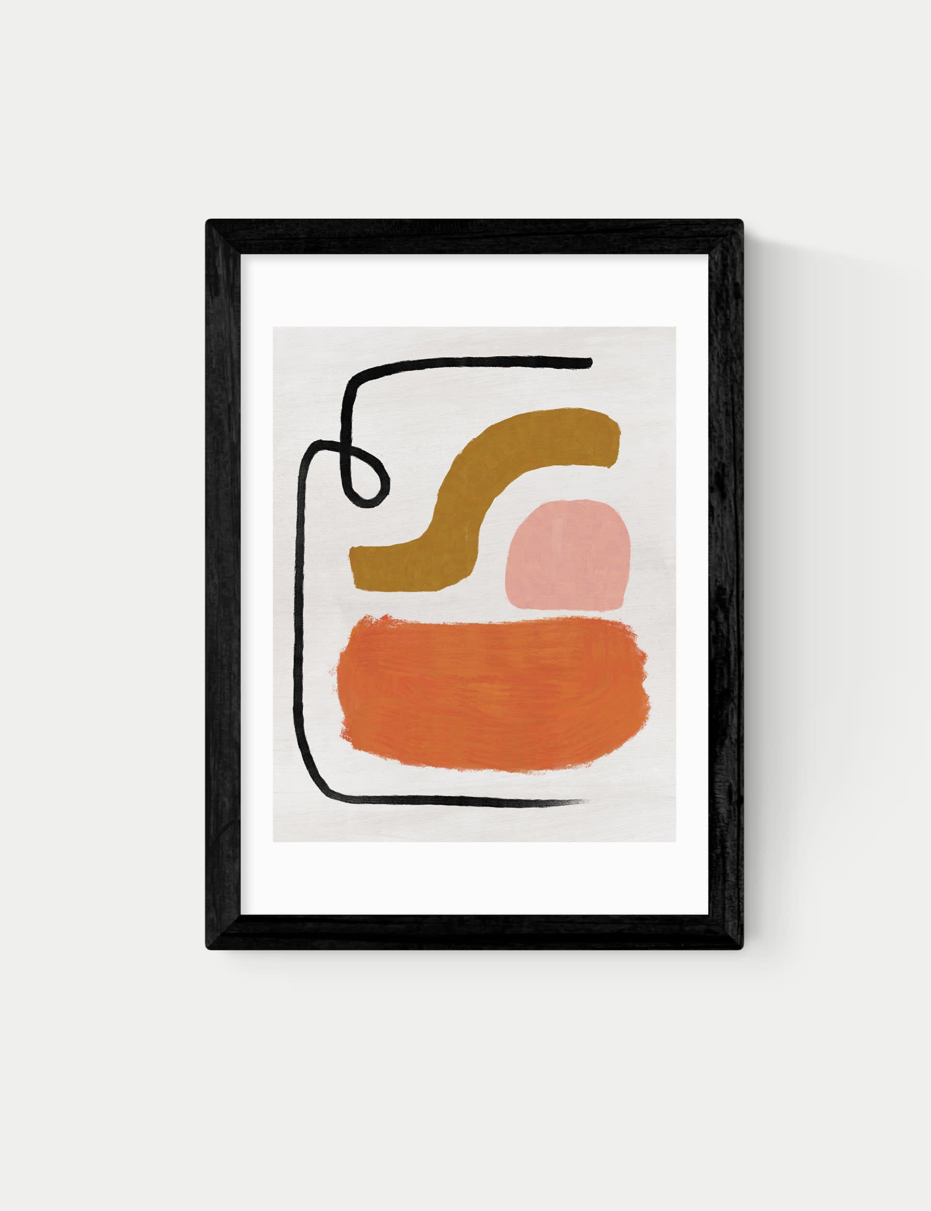 East End Prints abstract framed art print (British brand)