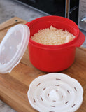 Good2Heat single rice cooker microwaveable with transparent lid - British product