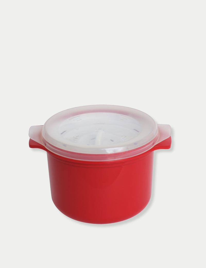 Good2Heat single rice cooker microwaveable with transparent lid - British product