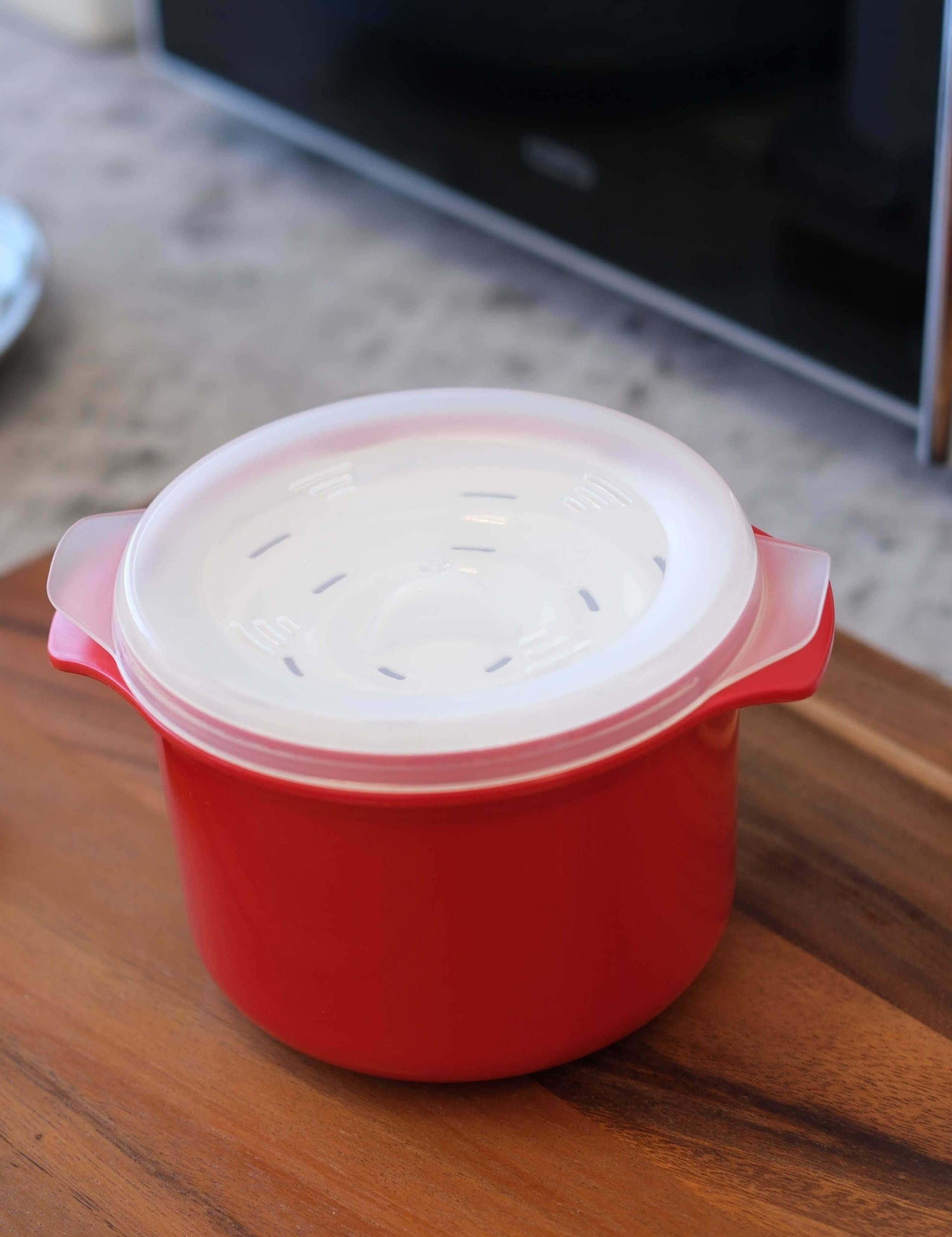 Good2Heat single rice cooker microwaveable with transparent lid - British product