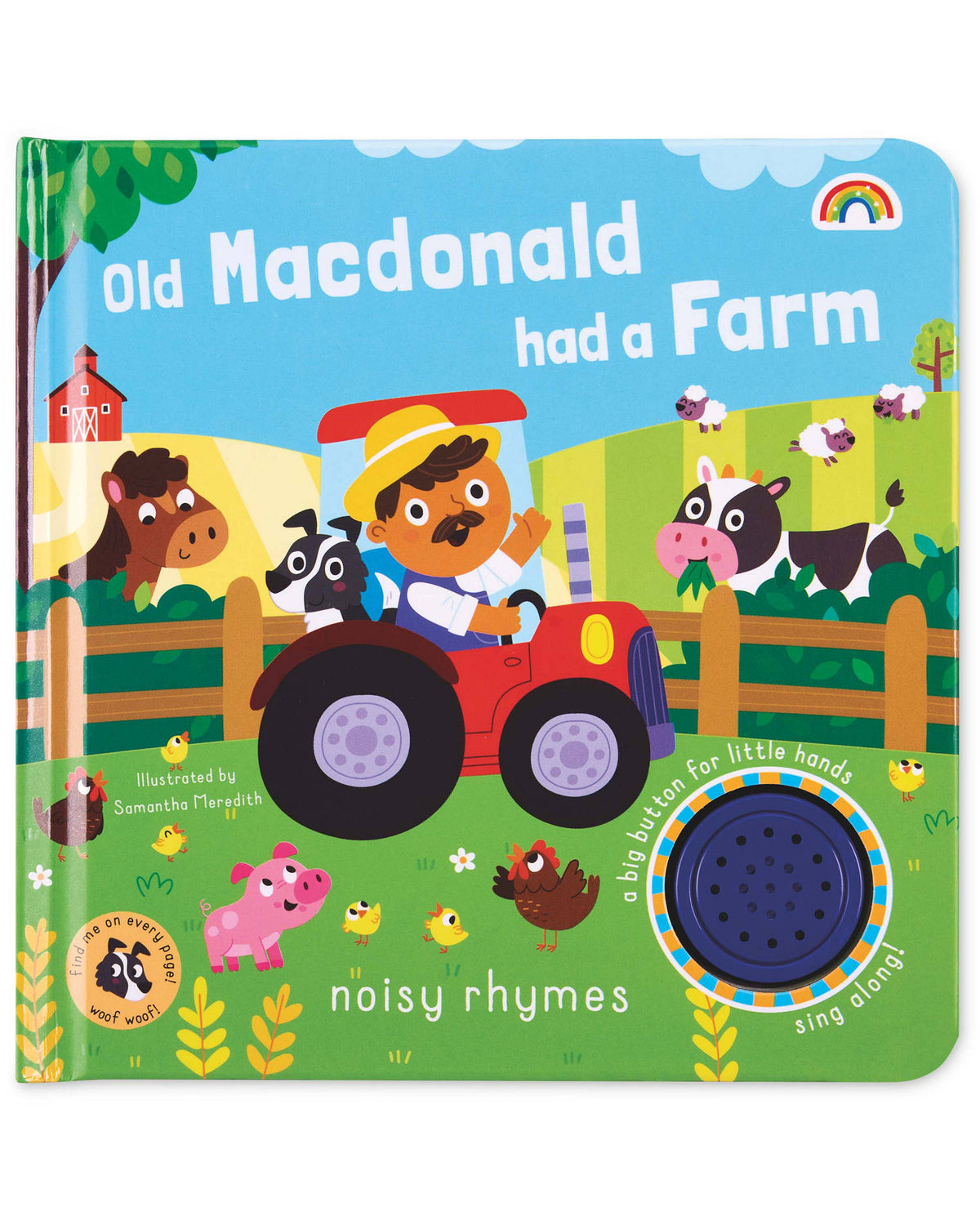 Children's nursery rhyme sound book with songs (British brand)