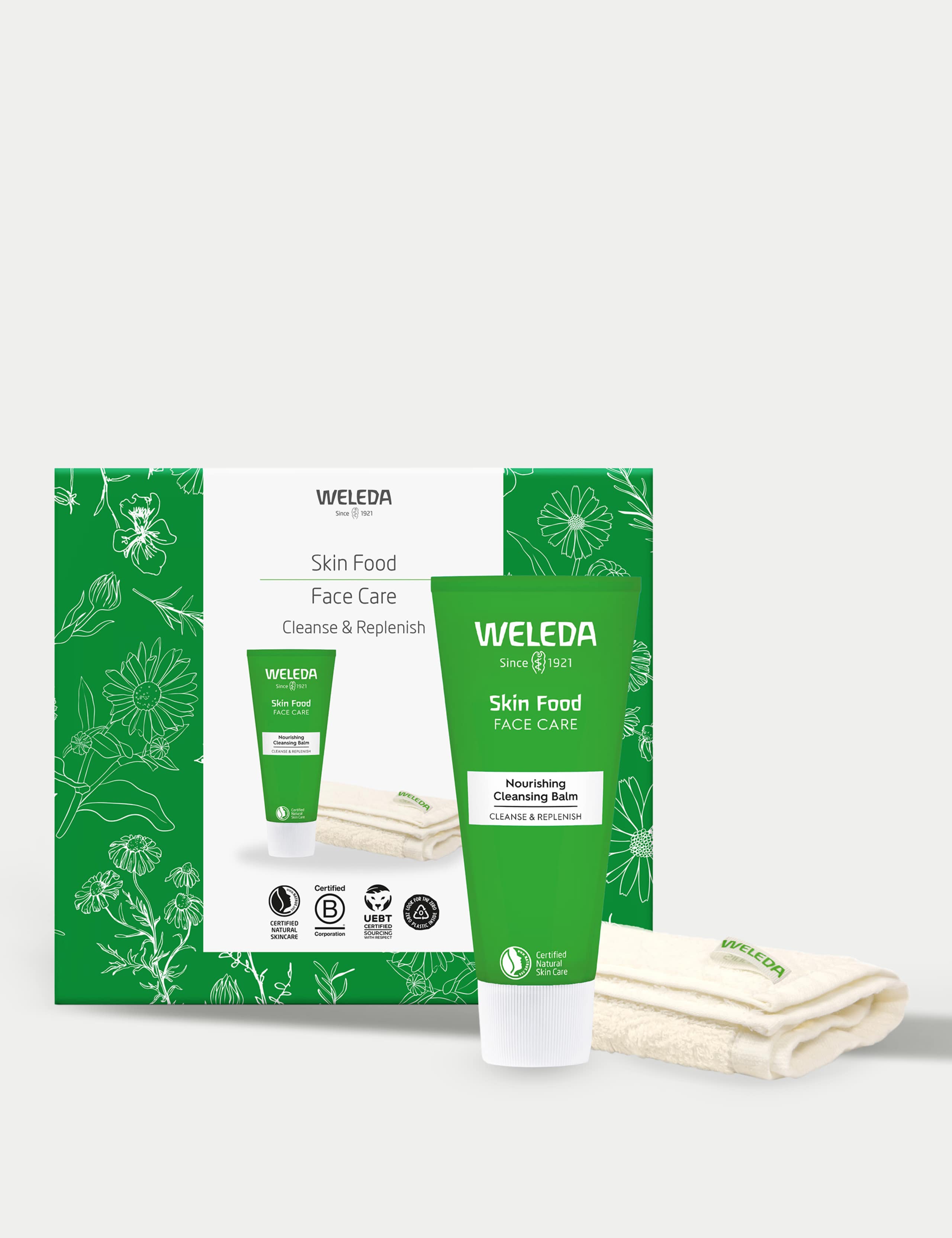Weleda Skin Food Gift Set with balm and cloth, UK version