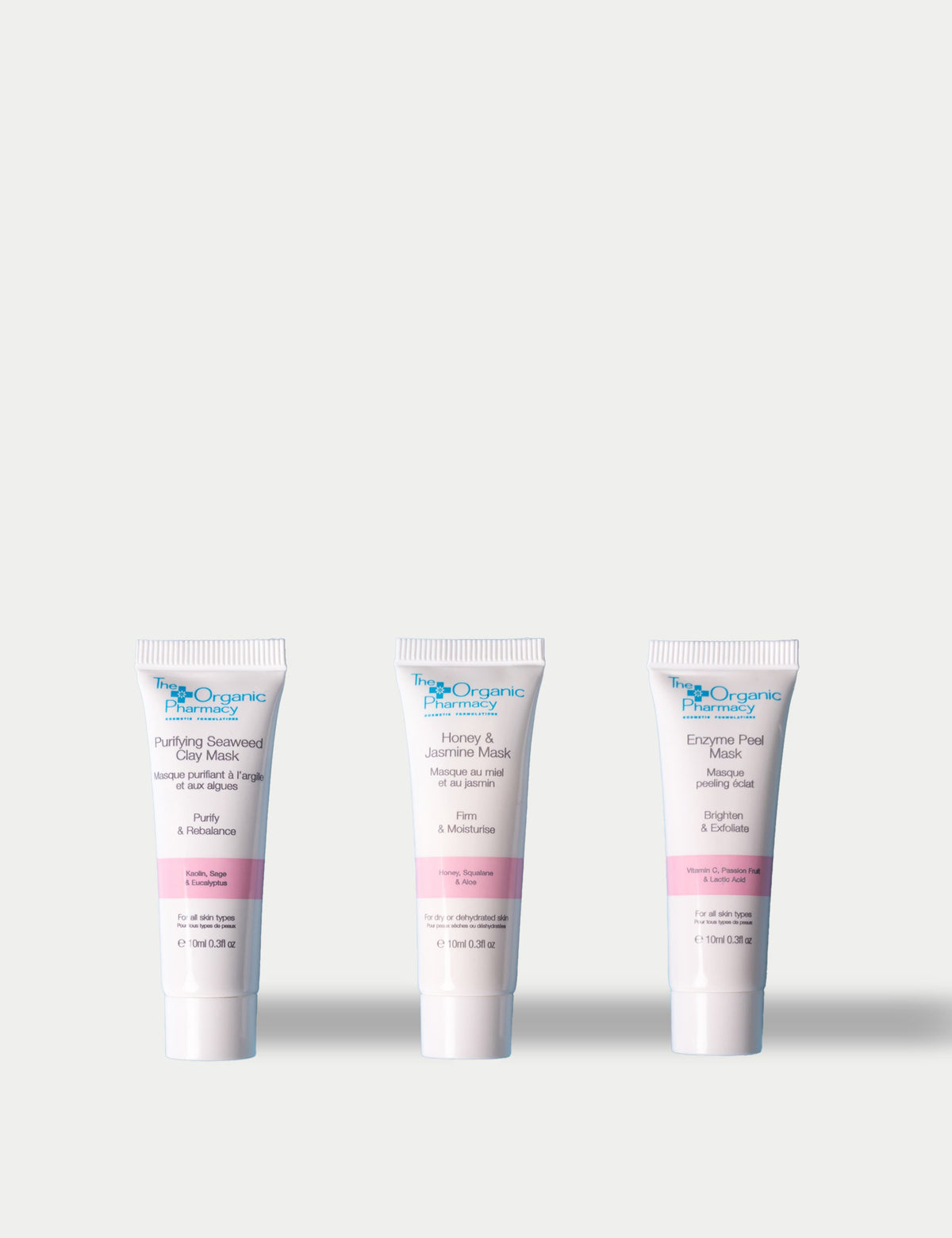 The Organic Pharmacy face mask trio 30ml each (British brand)