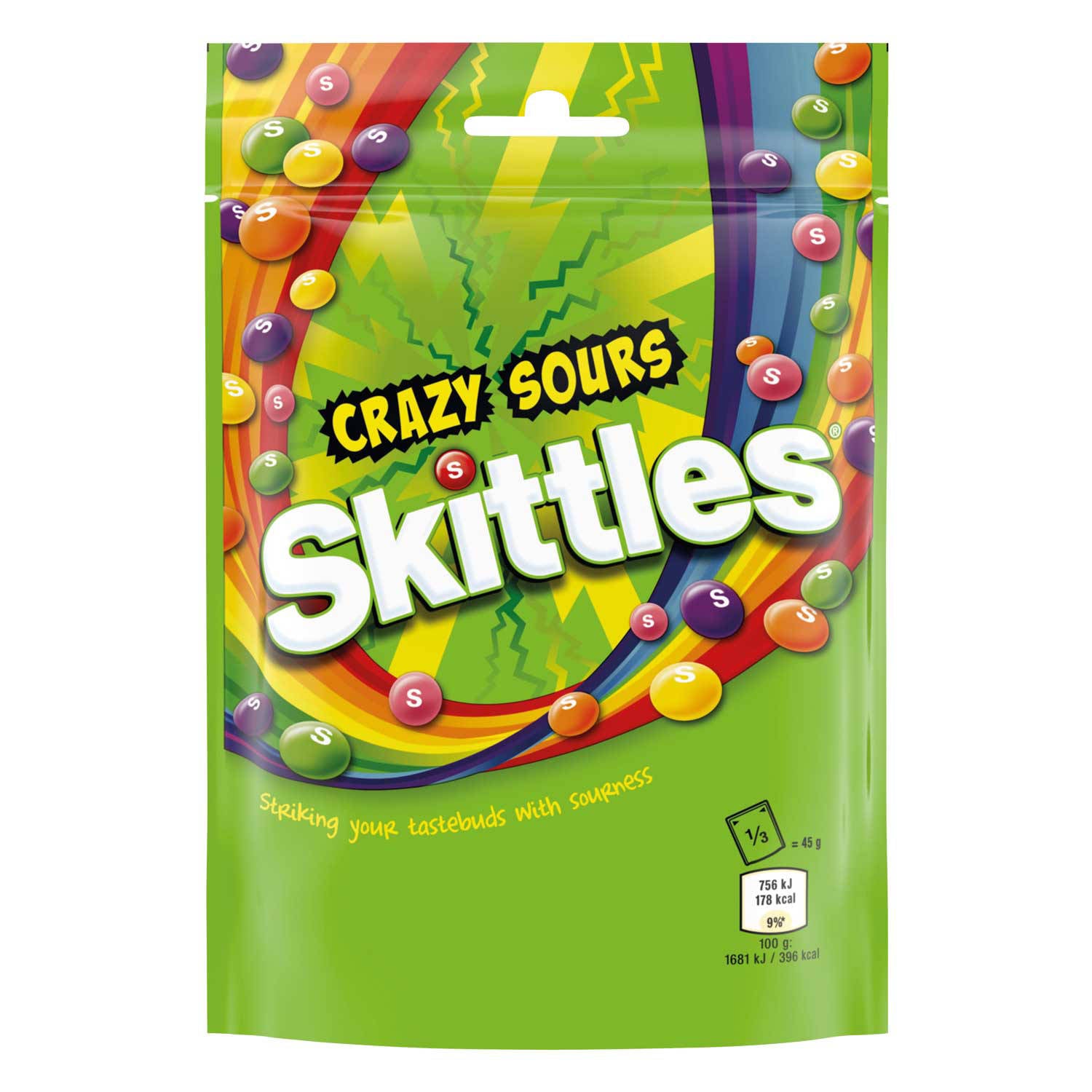 Skittles Sours candy - British product