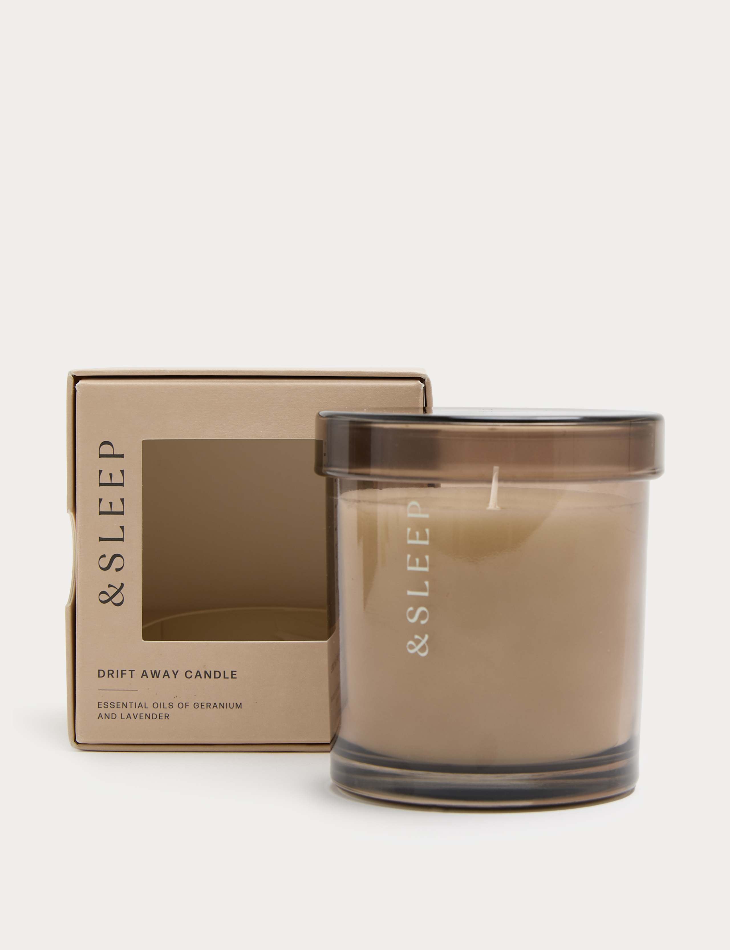 Sleep candle with lavender and geranium 210g - British product