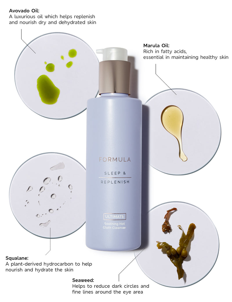 Formula Sleep & Replenish Hot Cloth Cleanser 190ml (British brand)