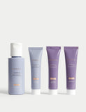 Sleep & Replenish night skincare discovery set (British brand)