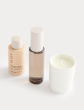 Sleepy Treats Trio gift set with pillow mist, bath foam, and candle (British brand)