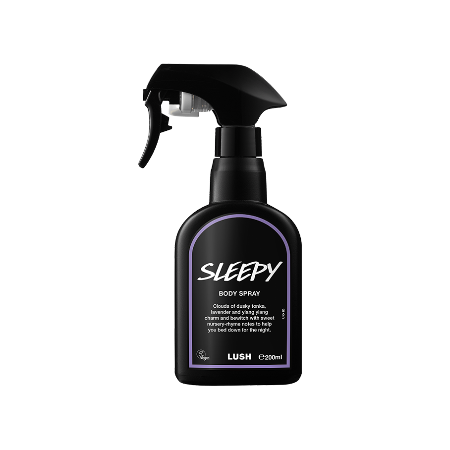 Lush Sleepy body spray lavender and tonka fragrance (British brand)