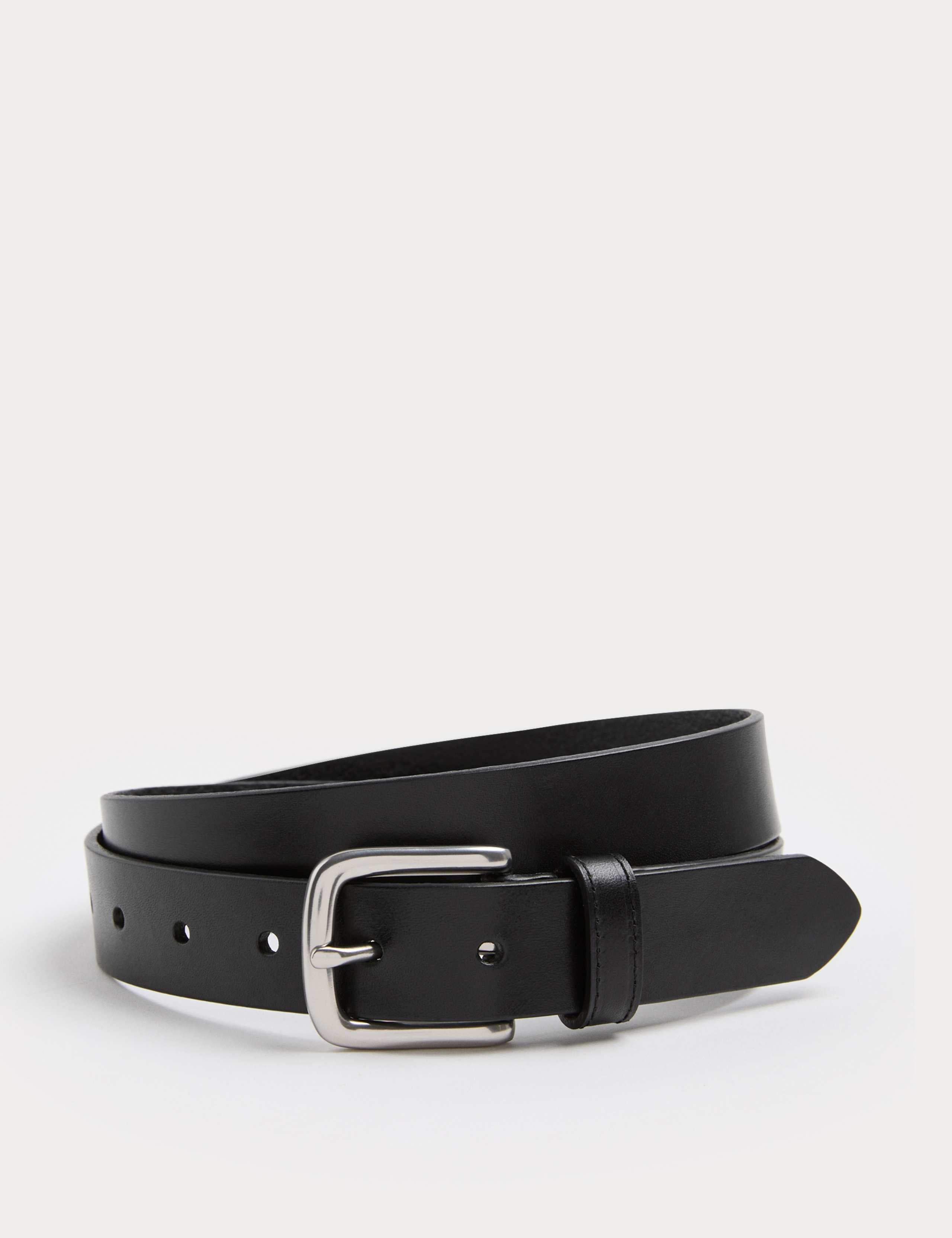 M&S slim leather belt - British product