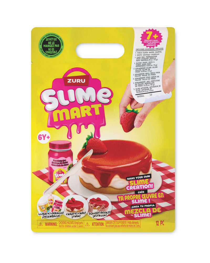 Slime Mart Slime Snack Kit (Donut, Fruit Tart, Strawberry Cheesecake or Waffles)